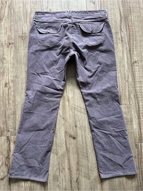 Vintage y2k corduroy Casual Straight-Leg Pants Dusty Lavender lilac purple cords